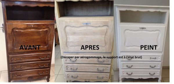 Relooking de meuble dans nos ateliers